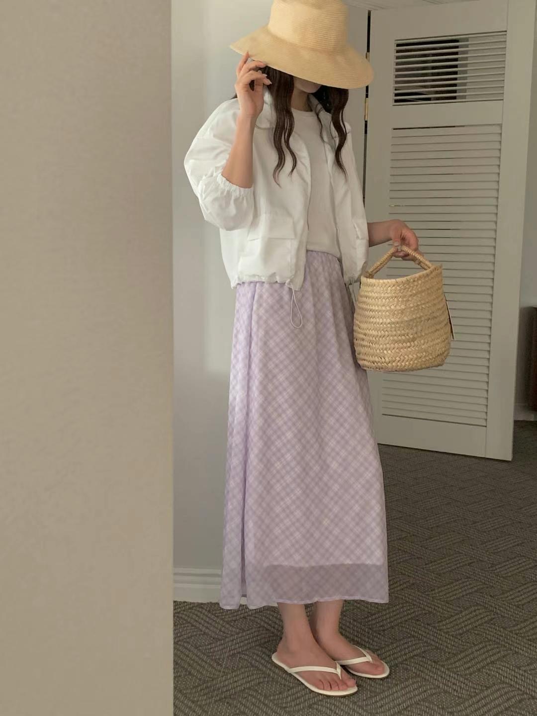 CHERRY YA韓國代購㊣女裝新款人氣休閑真品時尚25春夏長裙CHERRY YA長裙