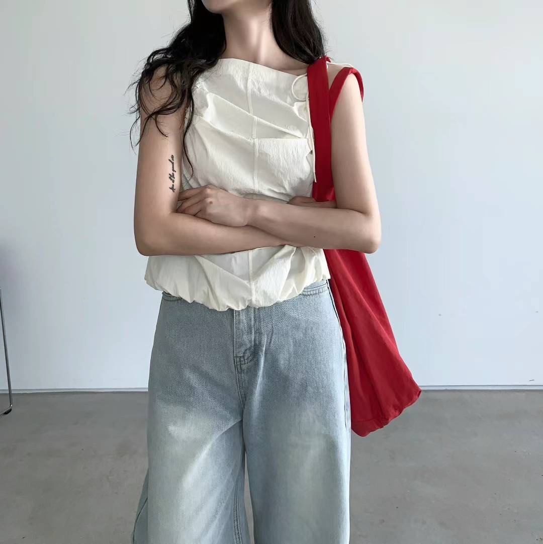 DINO韓國直郵㊣女裝新品25春夏人氣時尚職業真品熱賣吊帶背心DINO吊帶/背心