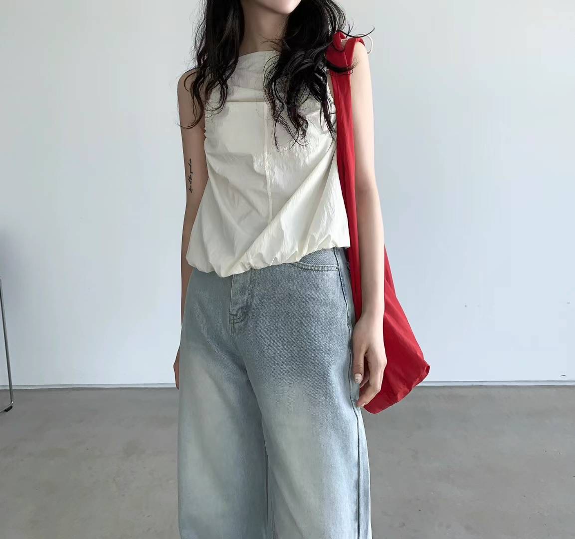 DINO韓國直郵㊣女裝新品25春夏人氣時尚職業真品熱賣吊帶背心DINO吊帶/背心