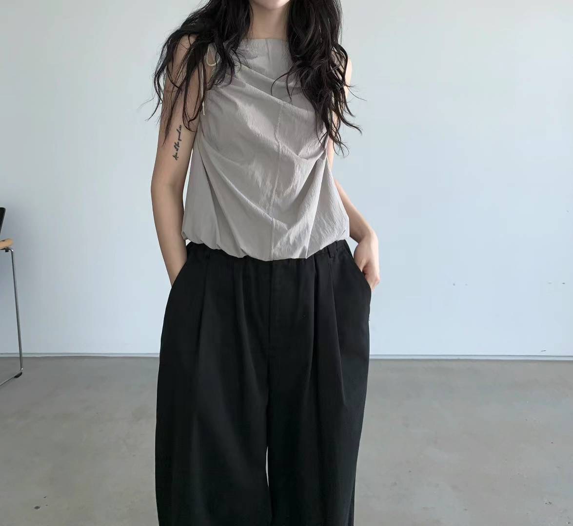 DINO韓國直郵㊣女裝新品25春夏人氣時尚職業真品熱賣吊帶背心DINO吊帶/背心圖色2
