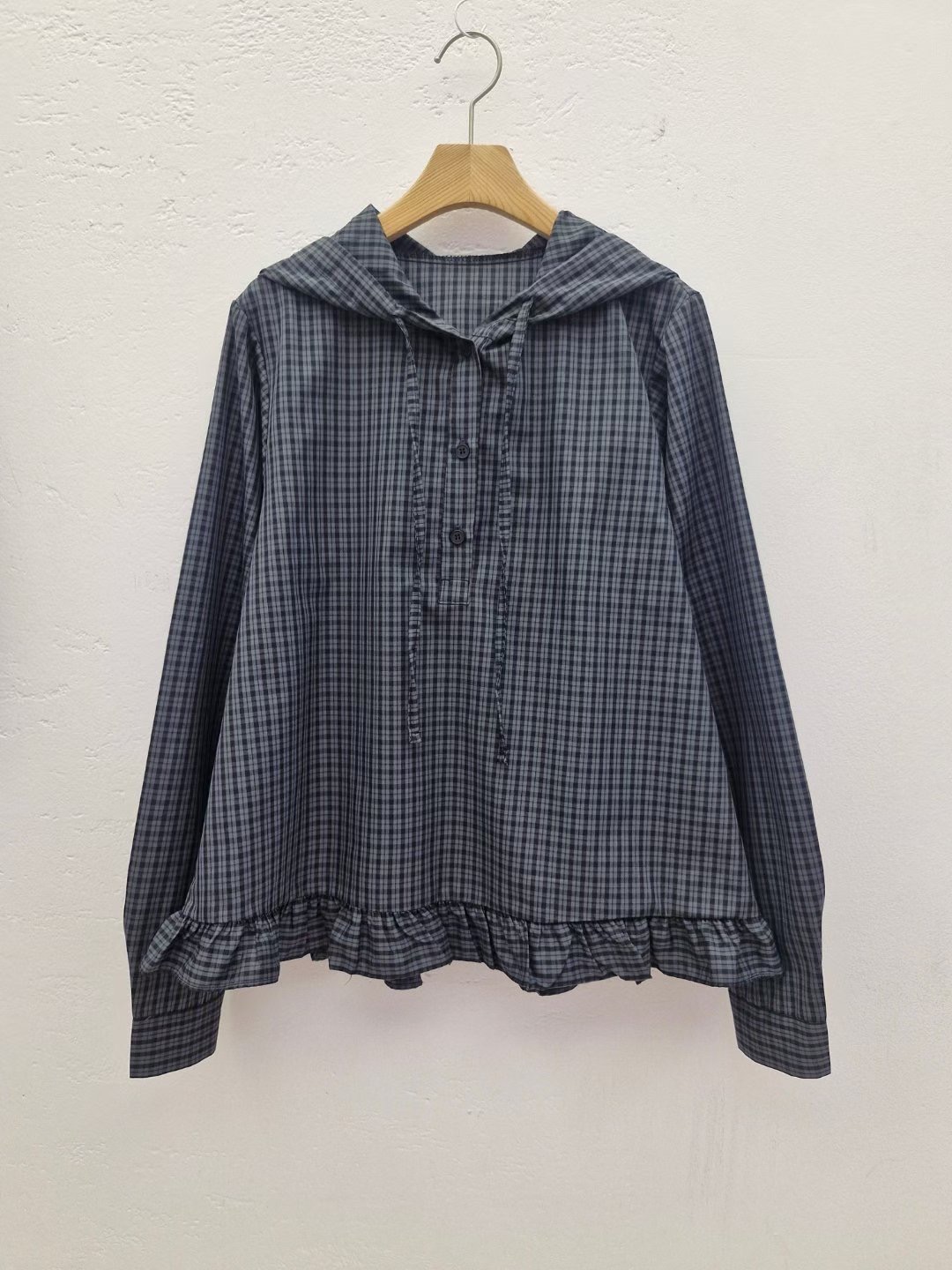 IF U-이퓨-T韓國直郵㊣女士新品真品25春夏人氣襯衫蕾絲衫IF U襯衫/蕾絲衫圖色2