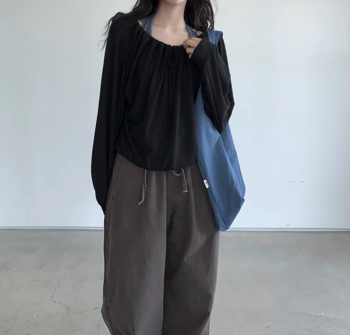 DINO東大門㊣直郵女裝新款真品推薦熱賣時尚休閑針織衫亞麻布DINO針織衫圖色4