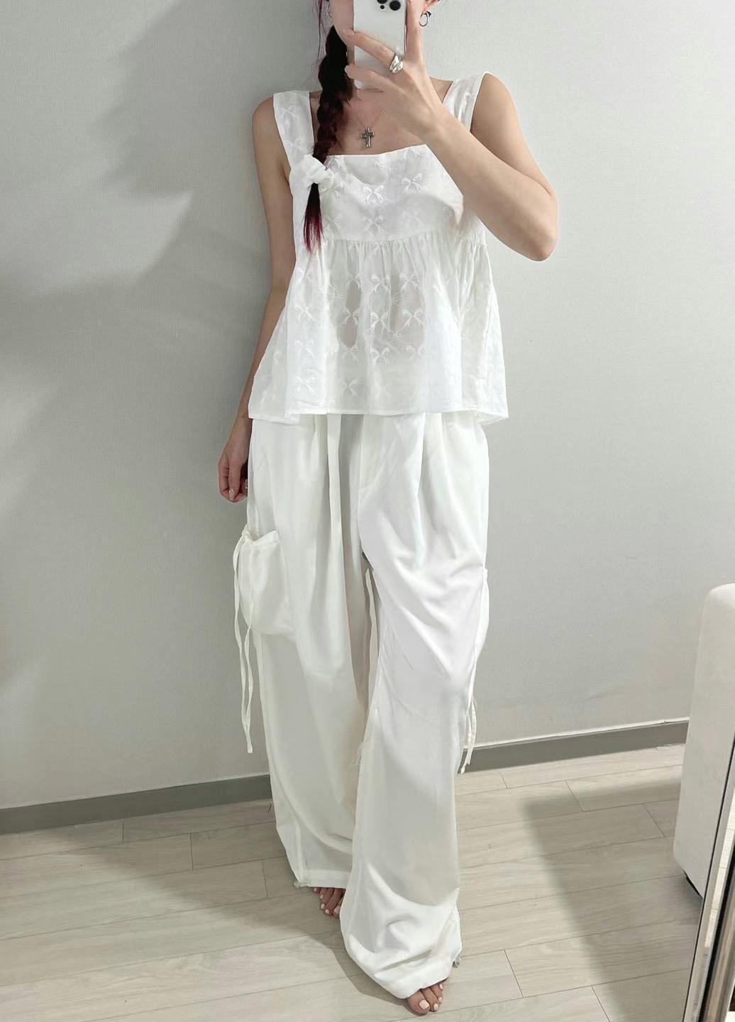 MY YOUNG東大門㊣實拍女士新品時尚人氣25春夏推薦休閑休閑褲OUNCE休閑褲圖色2