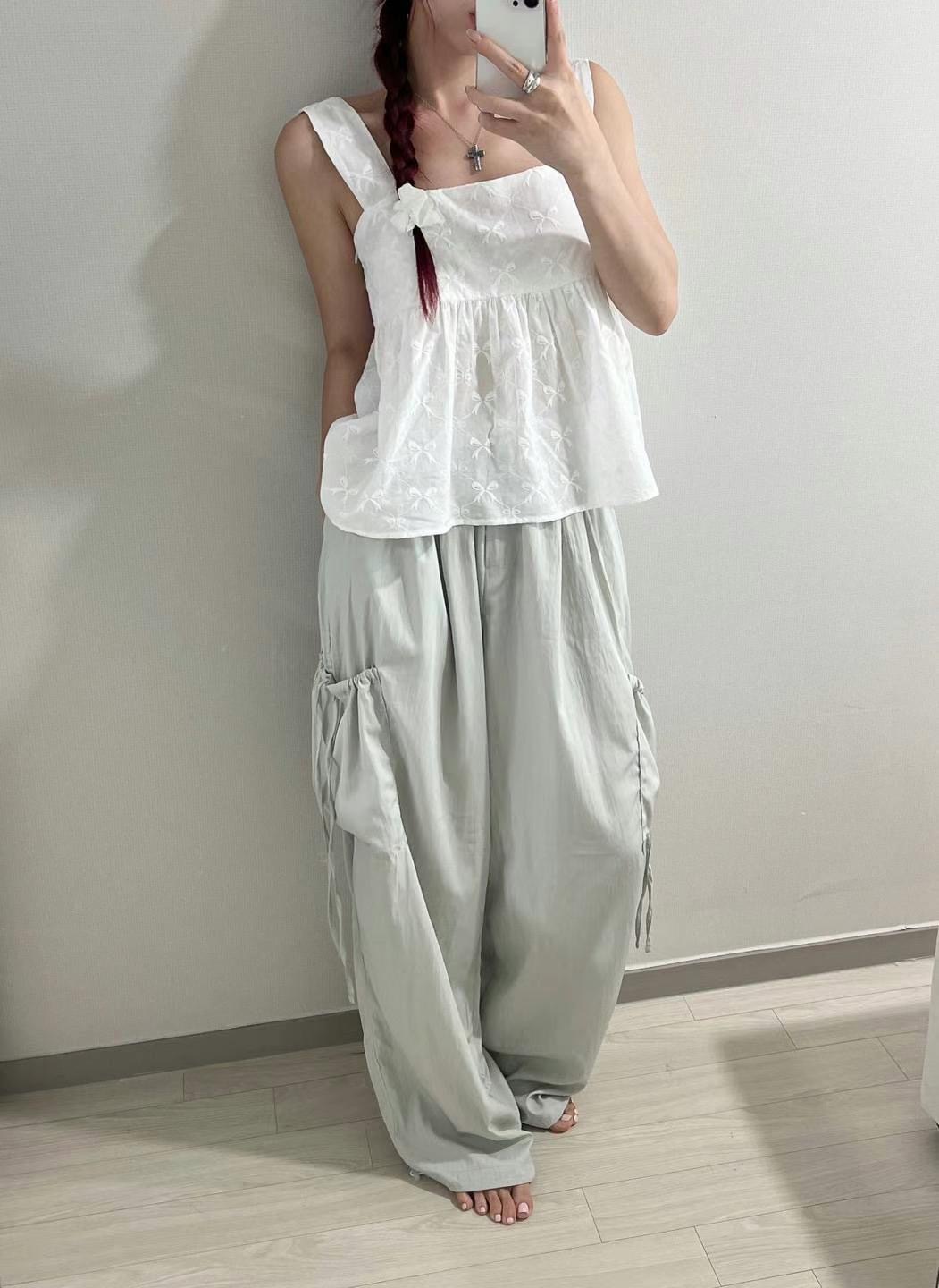 MY YOUNG東大門㊣實拍女士新品時尚人氣25春夏推薦休閑休閑褲OUNCE休閑褲圖色3