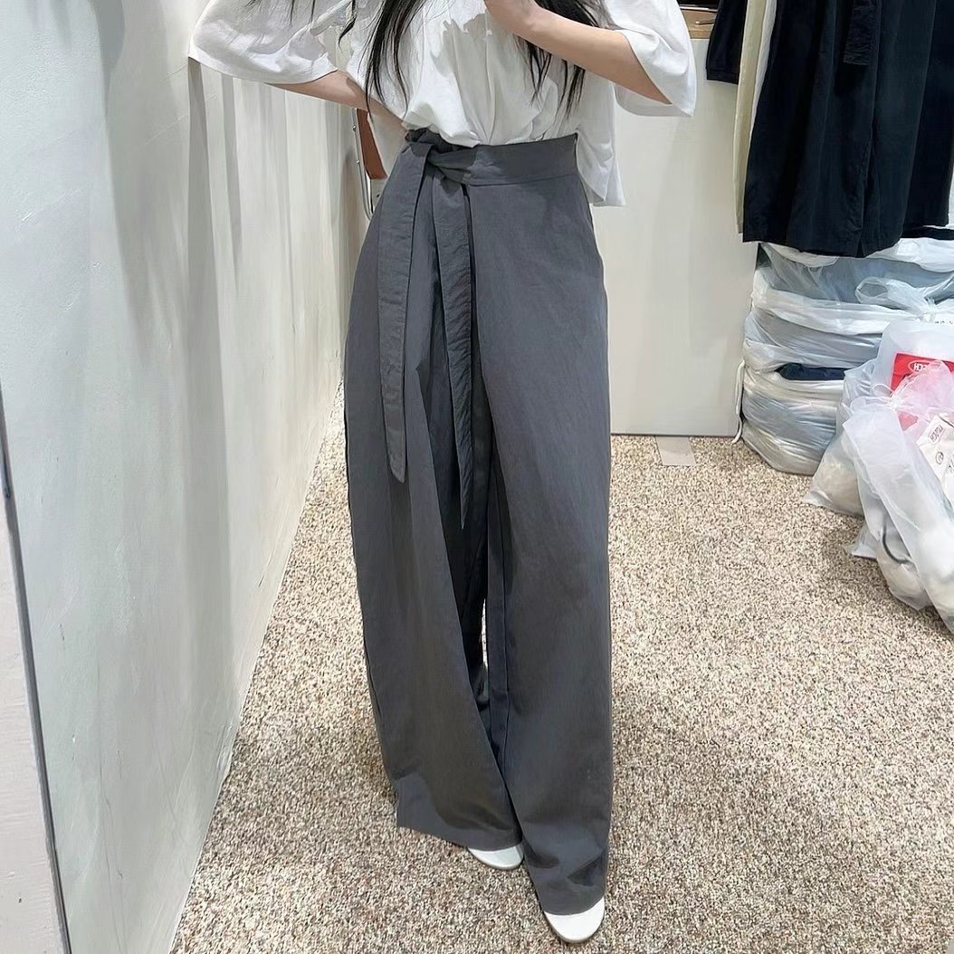MY YOUNG東大門㊣直郵女裝新款25春夏休閑推薦職業人氣休閑褲OUNCE休閑褲