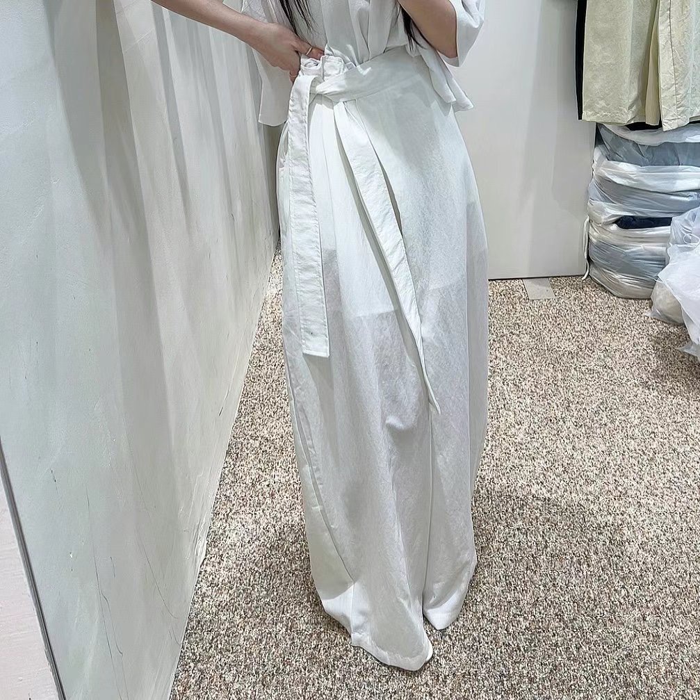 MY YOUNG東大門㊣直郵女裝新款25春夏休閑推薦職業人氣休閑褲OUNCE休閑褲圖色4