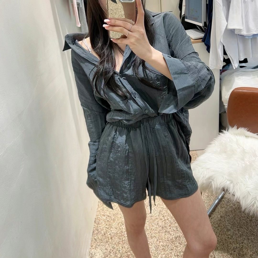 MY YOUNG東大門㊣代購女裝新品人氣時尚25春夏推薦職業短褲OUNCE短褲圖色2