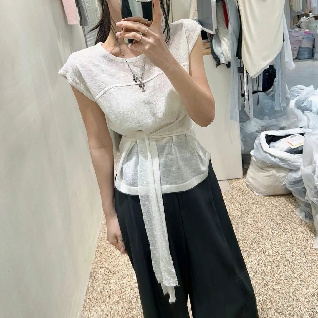 MY YOUNG東大門㊣實拍女裝新款職業休閑推薦人氣熱賣針織衫OUNCE針織衫圖色2