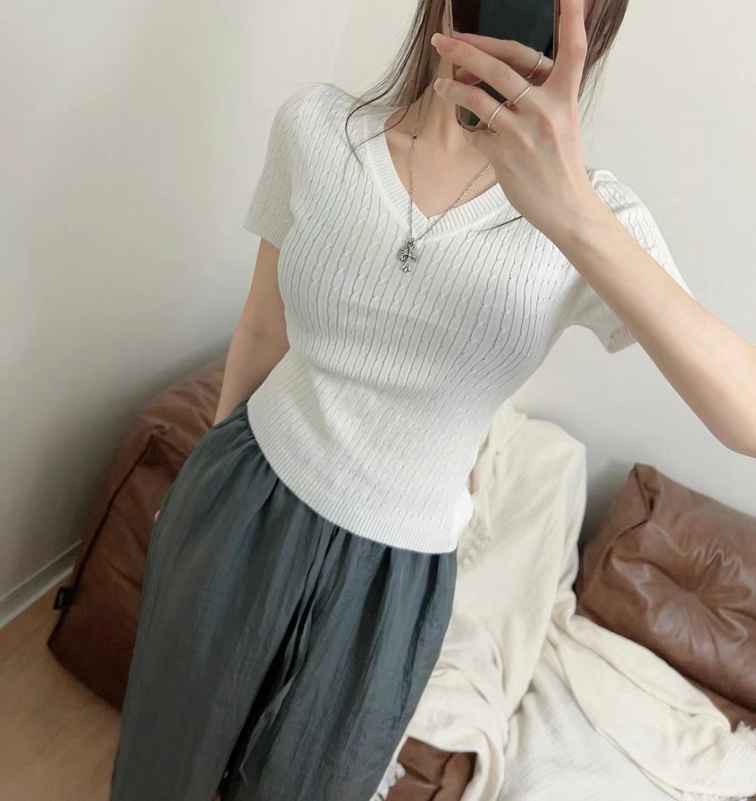 MY YOUNG韓國代購㊣女裝新品真品人氣時尚休閑推薦25春夏針織衫OUNCE針織衫圖色2