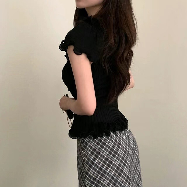 MY YOUNG東大門㊣實拍女裝新品真品人氣時尚熱賣休閑針織衫OUNCE針織衫