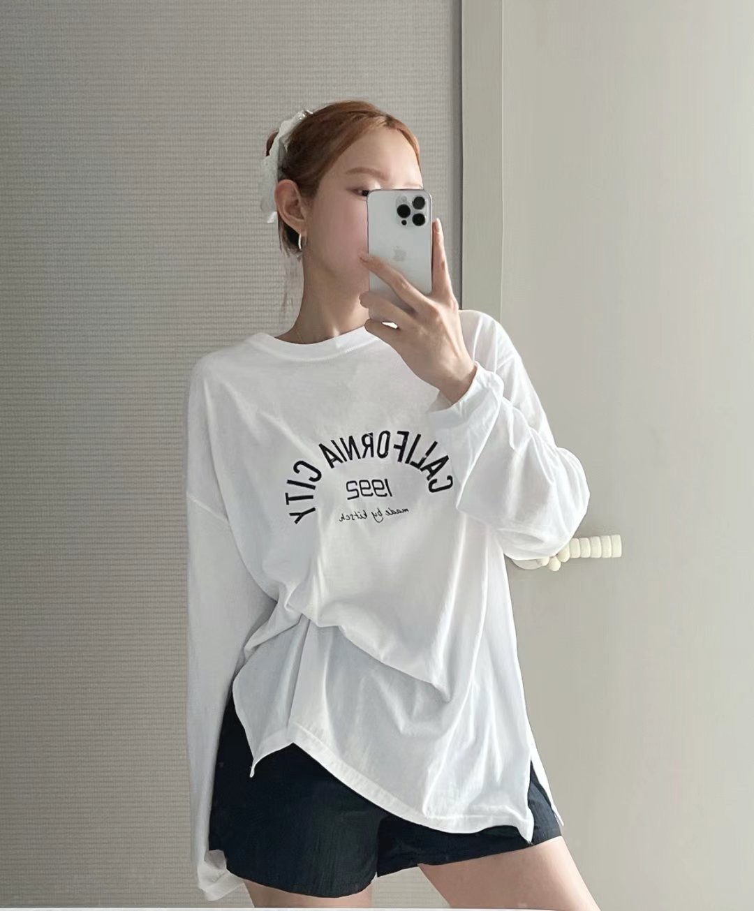 MY YOUNG東大門㊣直郵女士新品25春夏推薦休閑真品長袖T恤OUNCE長袖T恤圖色2