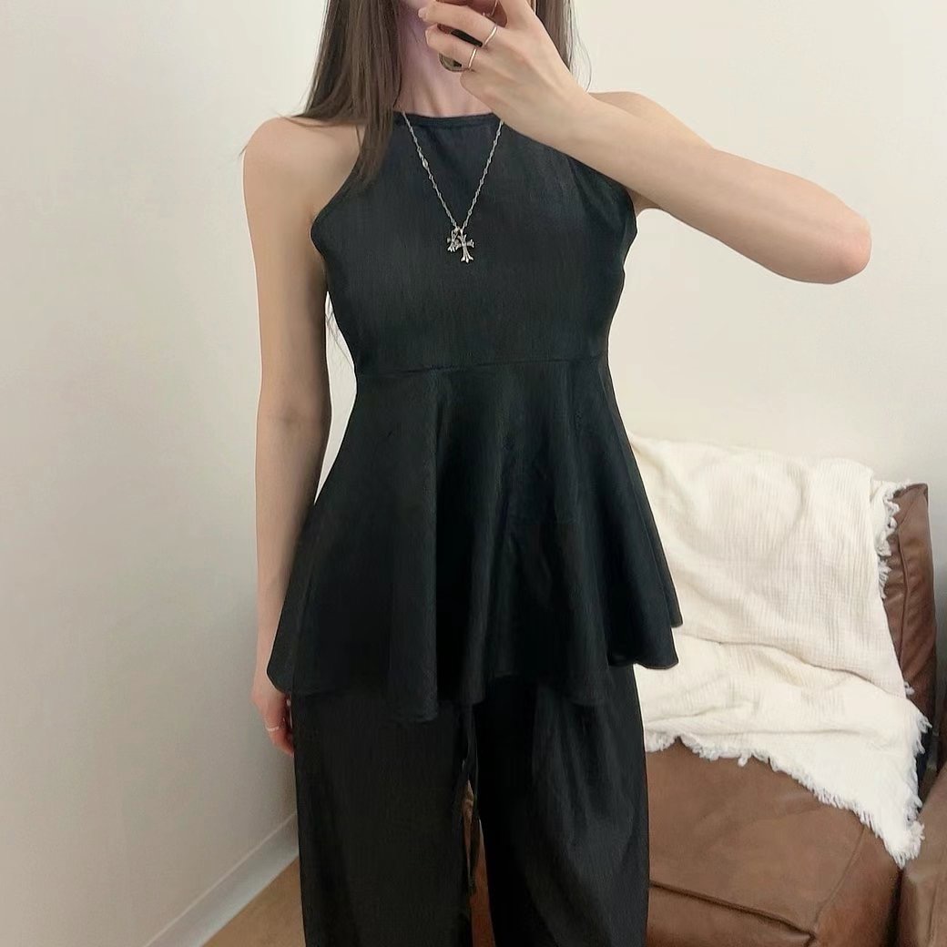MY YOUNG韓國代購㊣女裝新款25春夏人氣休閑推薦襯衫蕾絲衫OUNCE襯衫/蕾絲衫圖色2
