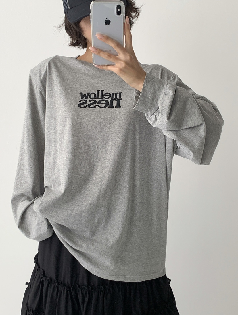 CELEBRITY-A東大門㊣代購女裝新品推薦時尚人氣25春夏長袖T恤CELEBRITY-A長袖T恤