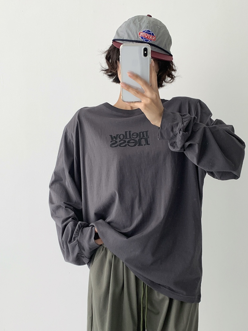 CELEBRITY-A東大門㊣代購女裝新品推薦時尚人氣25春夏長袖T恤CELEBRITY-A長袖T恤