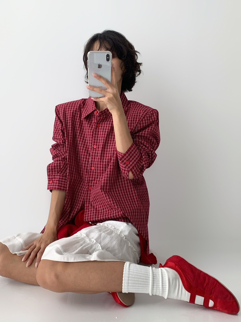 CELEBRITY-A東大門㊣代購女士新品職業25春夏推薦襯衫蕾絲衫CELEBRITY-A襯衫/蕾絲衫