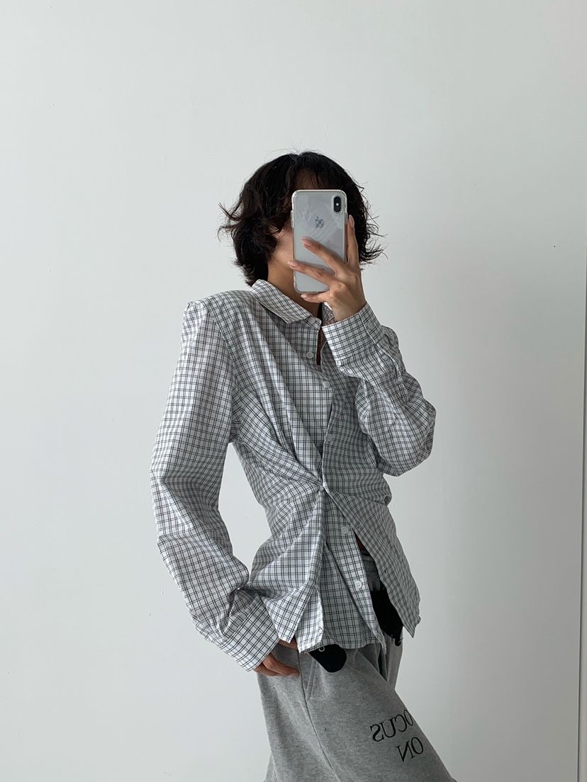 CELEBRITY-A東大門㊣代購女士新品職業25春夏推薦襯衫蕾絲衫CELEBRITY-A襯衫/蕾絲衫