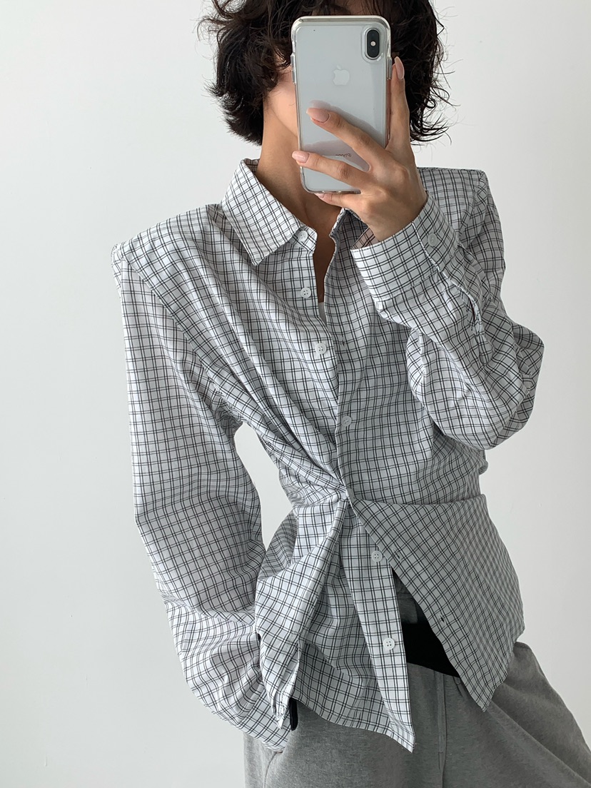 CELEBRITY-A東大門㊣代購女士新品職業25春夏推薦襯衫蕾絲衫CELEBRITY-A襯衫/蕾絲衫