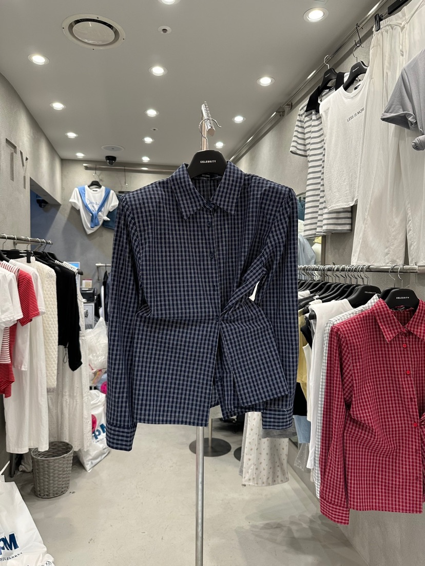 CELEBRITY-A東大門㊣代購女士新品職業25春夏推薦襯衫蕾絲衫CELEBRITY-A襯衫/蕾絲衫圖色3
