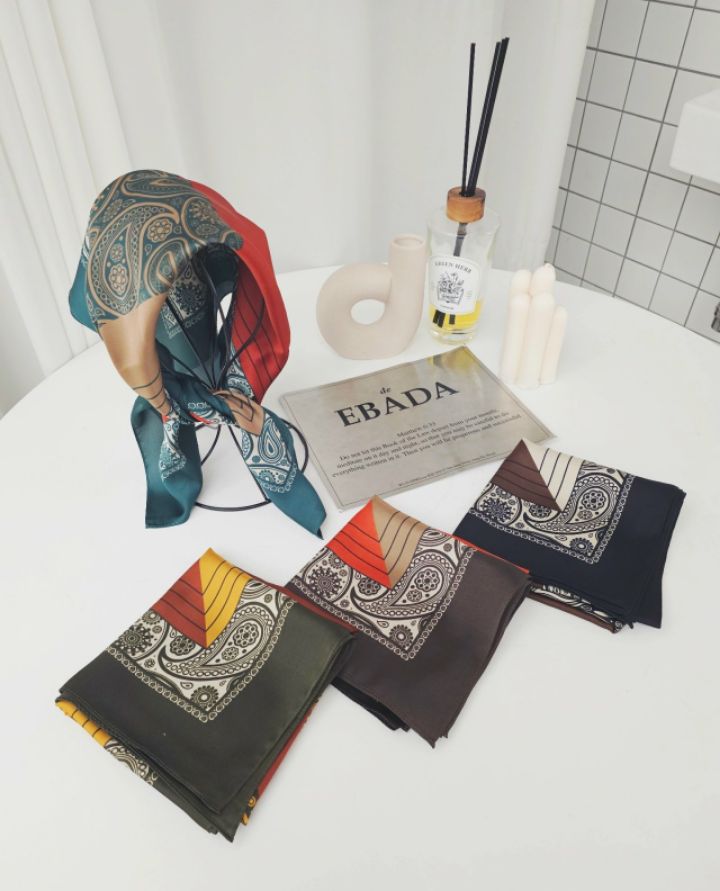 EBADA韓國直郵㊣女士新品職業熱賣25春夏休閑真品推薦圍巾披肩EBADA圍巾/披肩