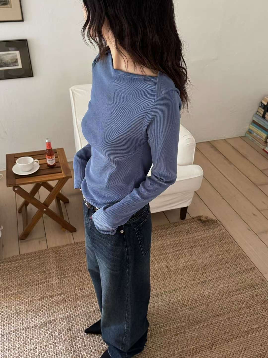 OURSTUDIO韓國直郵㊣女裝新品熱賣推薦真品時尚25春夏人氣T恤OURSTUDIOT恤