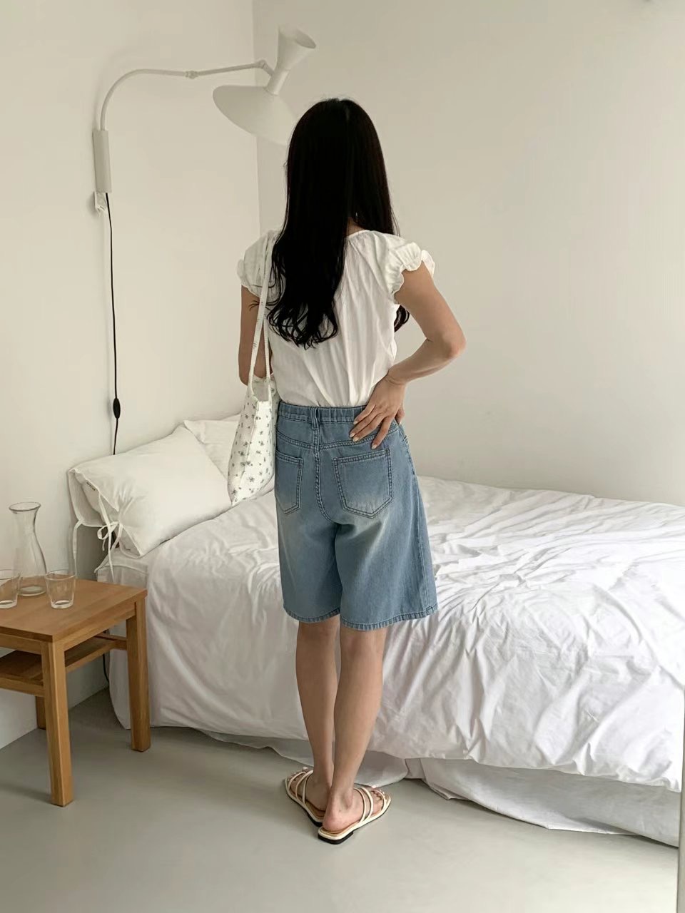 QMARKET東大門㊣直郵女裝新款人氣推薦職業休閑25春夏時尚短褲QMARKET短褲