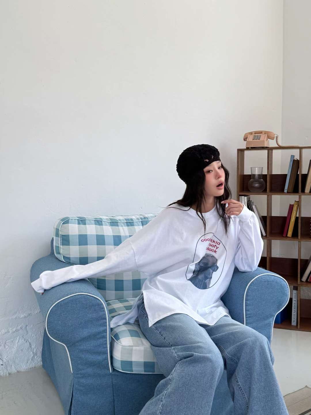 SIENNE-T東大門㊣實拍女士新品真品職業推薦時尚25春夏長袖T恤SIENNE-T長袖T恤