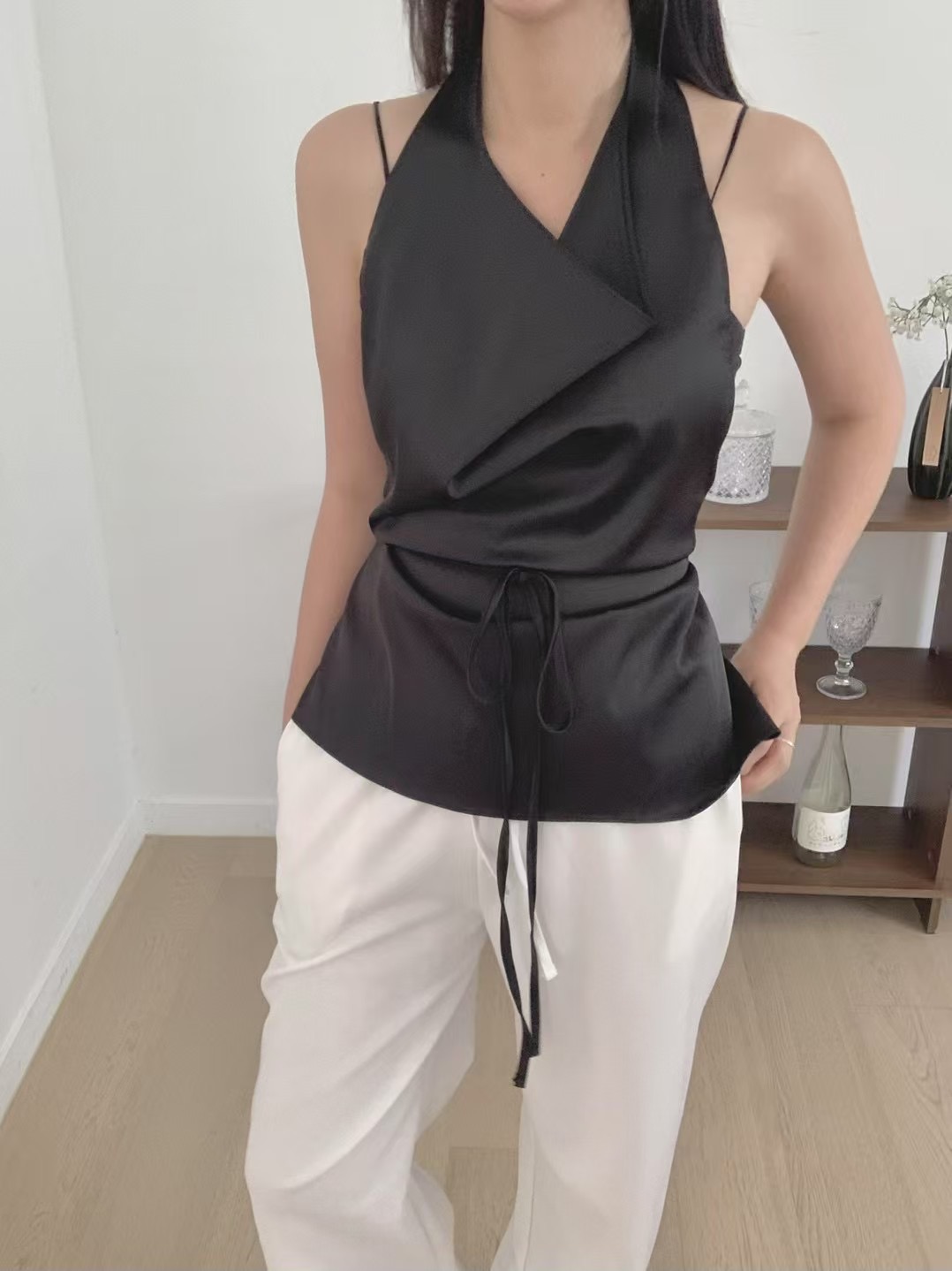 AGATHE韓國直郵㊣女士新款真品25春夏推薦職業熱賣吊帶背心AGATHE吊帶/背心圖色2