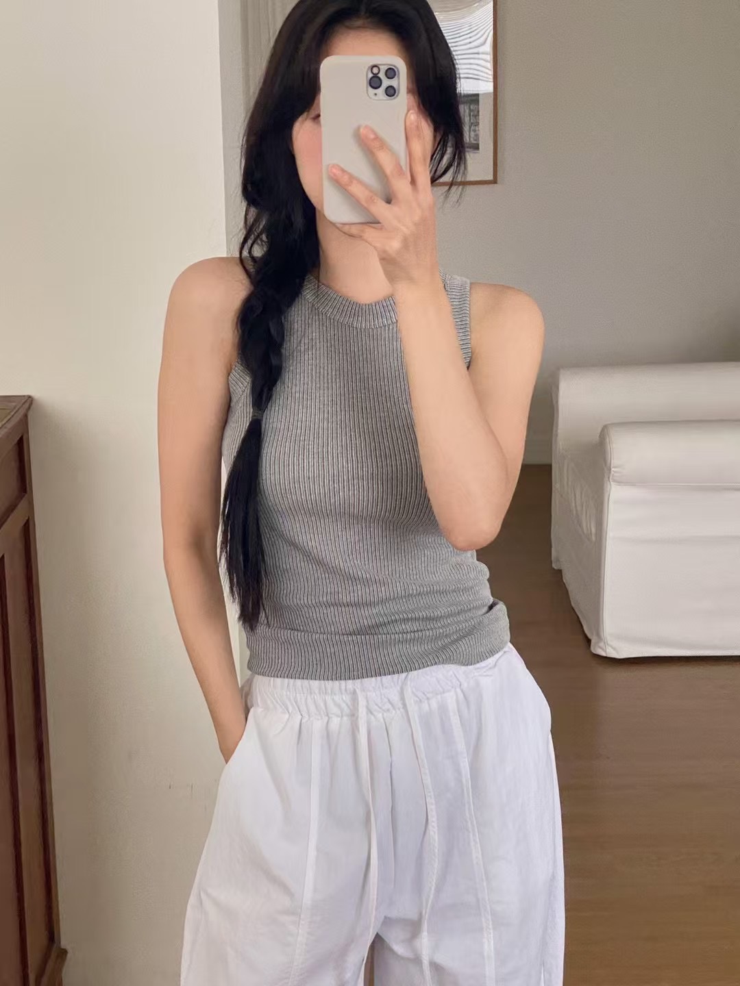 SUMMER MOON韓國直郵㊣女裝新款時尚25春夏推薦職業吊帶背心SUMMER MOON吊帶/背心