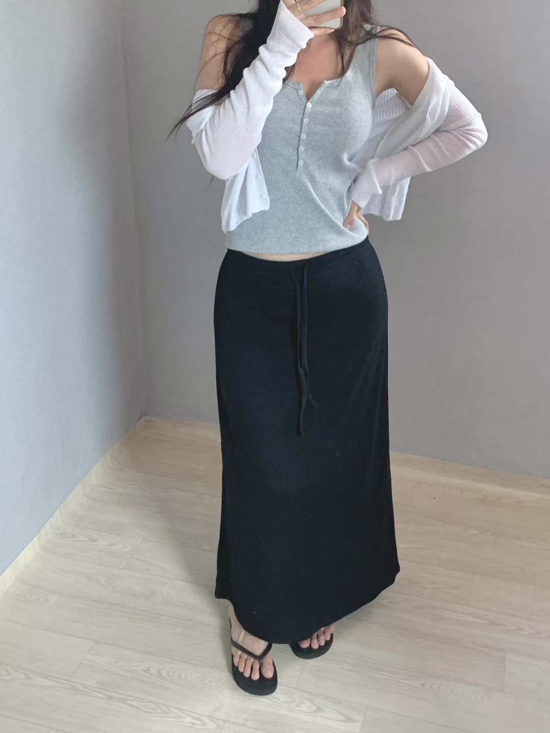 AGATHE東大門㊣代購女裝新品熱賣真品推薦人氣25春夏時尚長裙AGATHE長裙圖色2