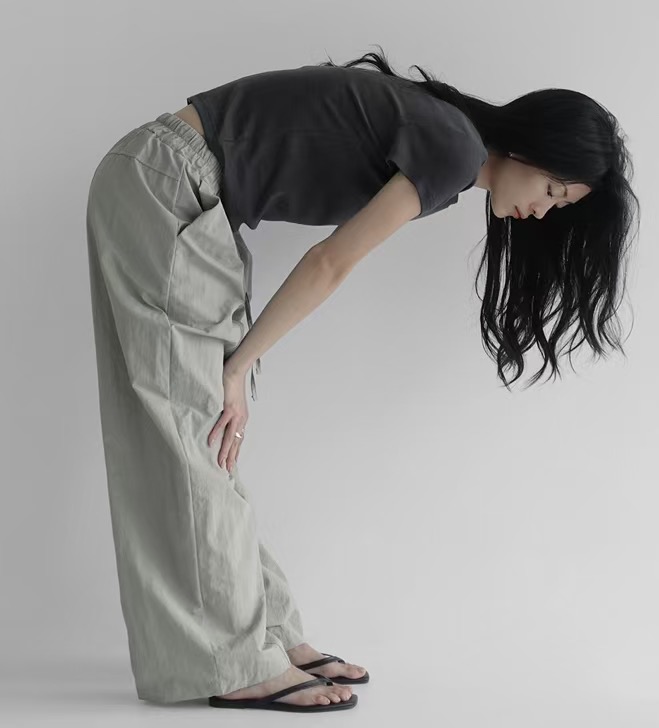 SUMMER MOON東大門㊣實拍女裝新品真品職業推薦休閑褲尼龍SUMMER MOON休閑褲