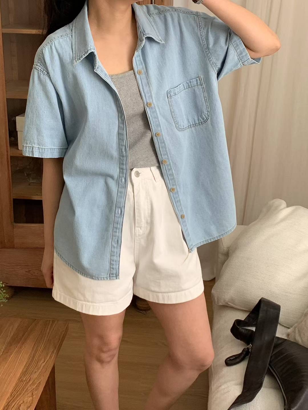 COMMA-콤마-T東大門㊣直郵女士新品人氣熱賣時尚襯衫蕾絲衫COMMA襯衫/蕾絲衫圖色2