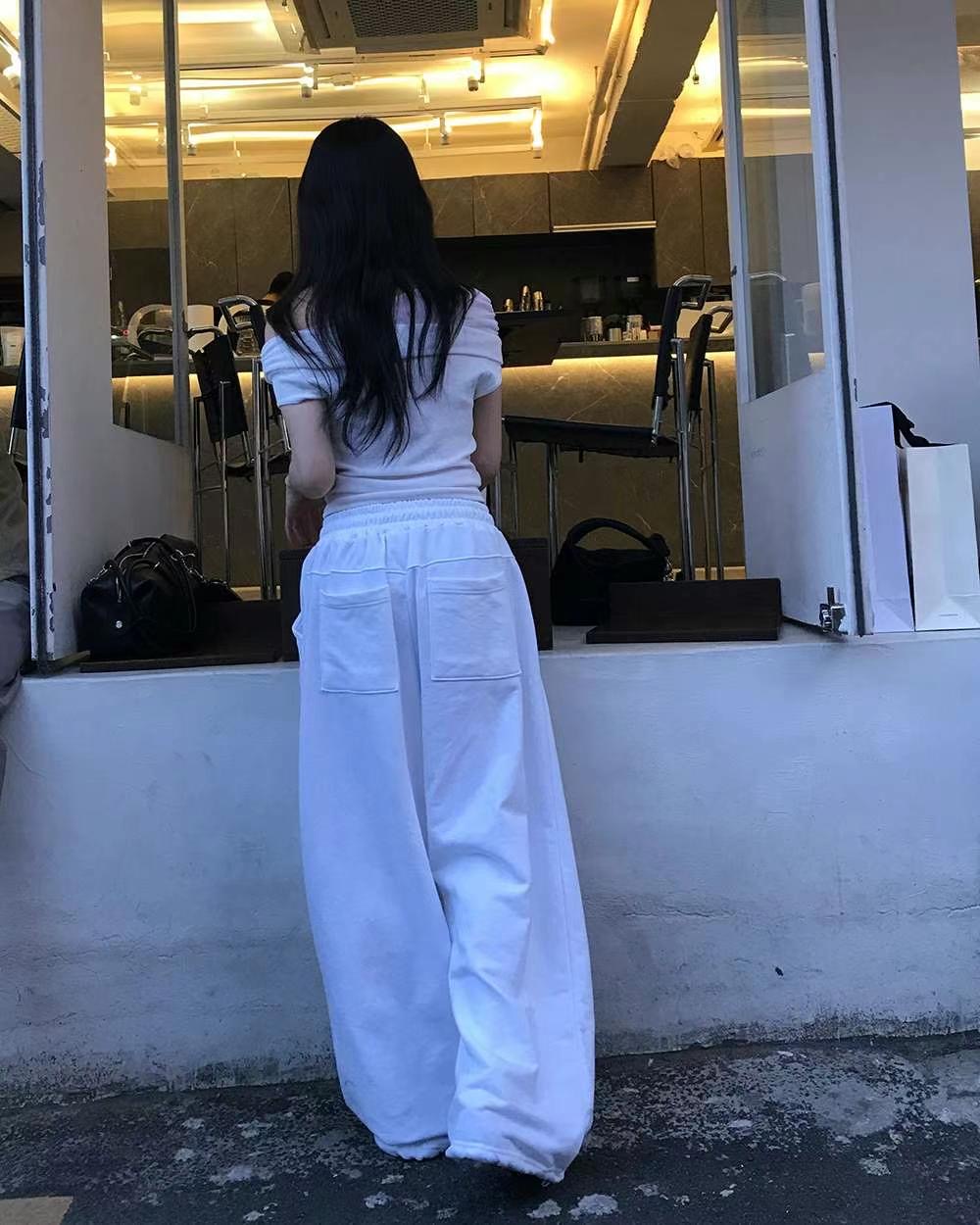 KIKI ROOM韓國直郵㊣女裝新款休閑時尚熱賣真品25春夏休閑褲KIKI ROOM休閑褲