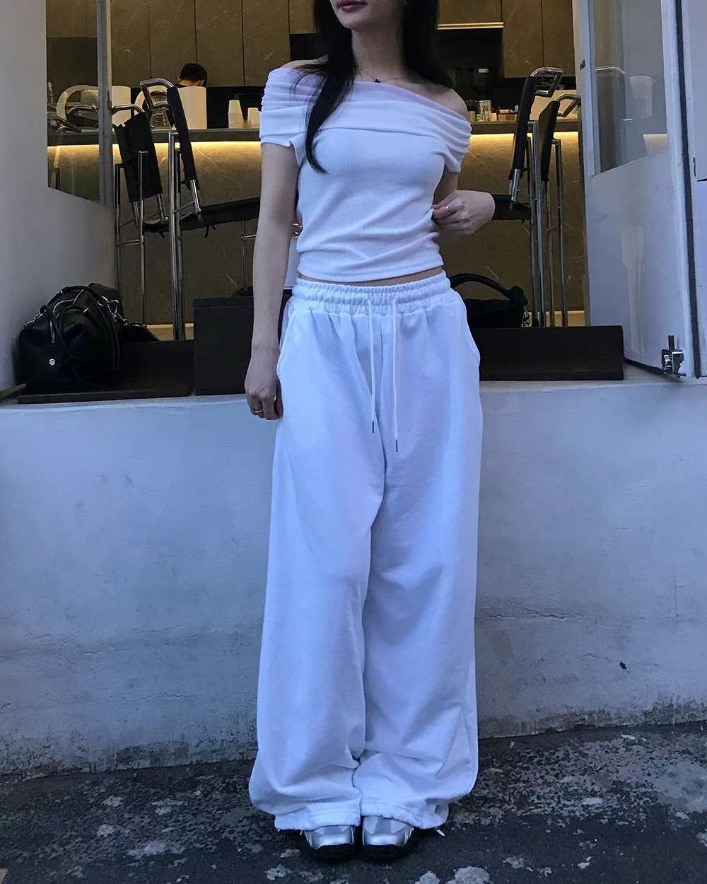 KIKI ROOM韓國直郵㊣女裝新款休閑時尚熱賣真品25春夏休閑褲KIKI ROOM休閑褲圖色3