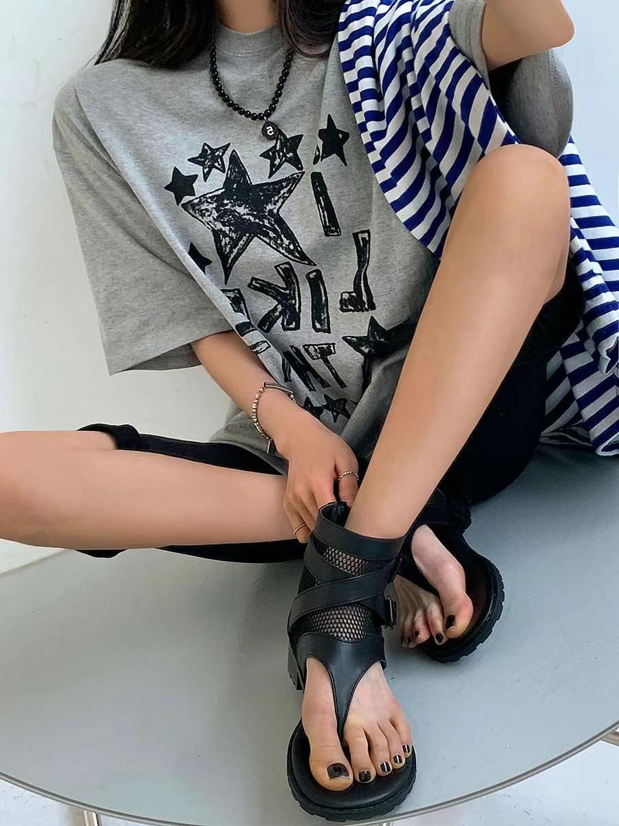 KIKI ROOM東大門㊣代購女士新品職業25春夏休閑時尚人氣T恤KIKI ROOMT恤