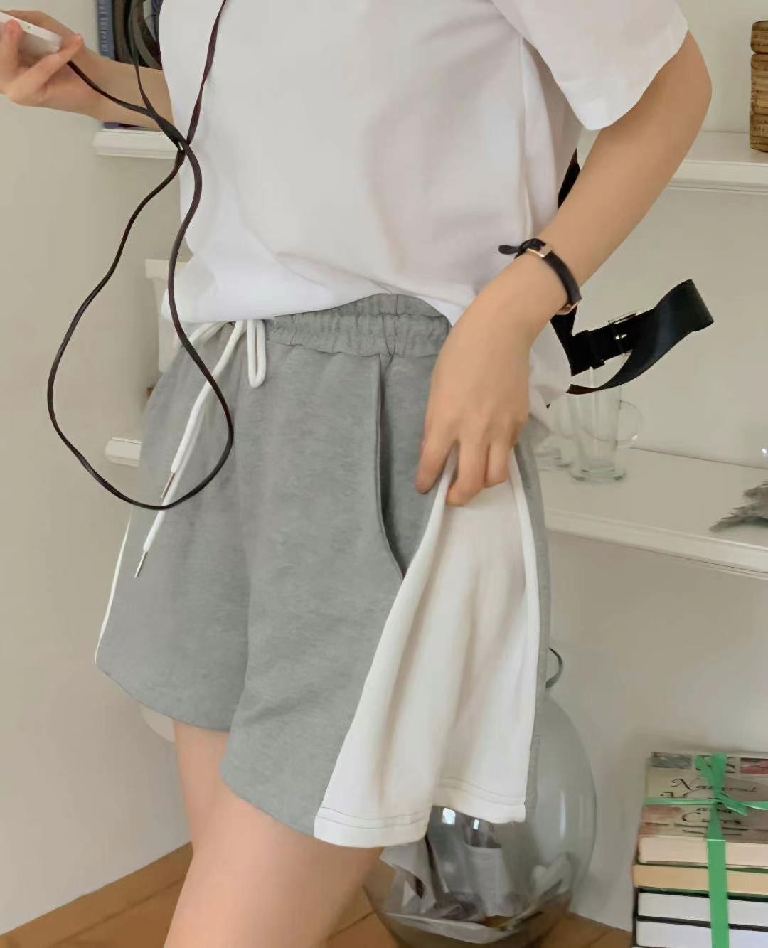 KIKI ROOM東大門㊣代購女士新款人氣25春夏真品熱賣休閑短褲KIKI ROOM短褲