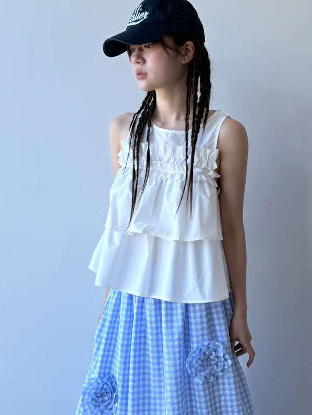 OURSTUDIO東大門㊣實拍女裝新款推薦真品熱賣時尚人氣吊帶背心OURSTUDIO吊帶/背心