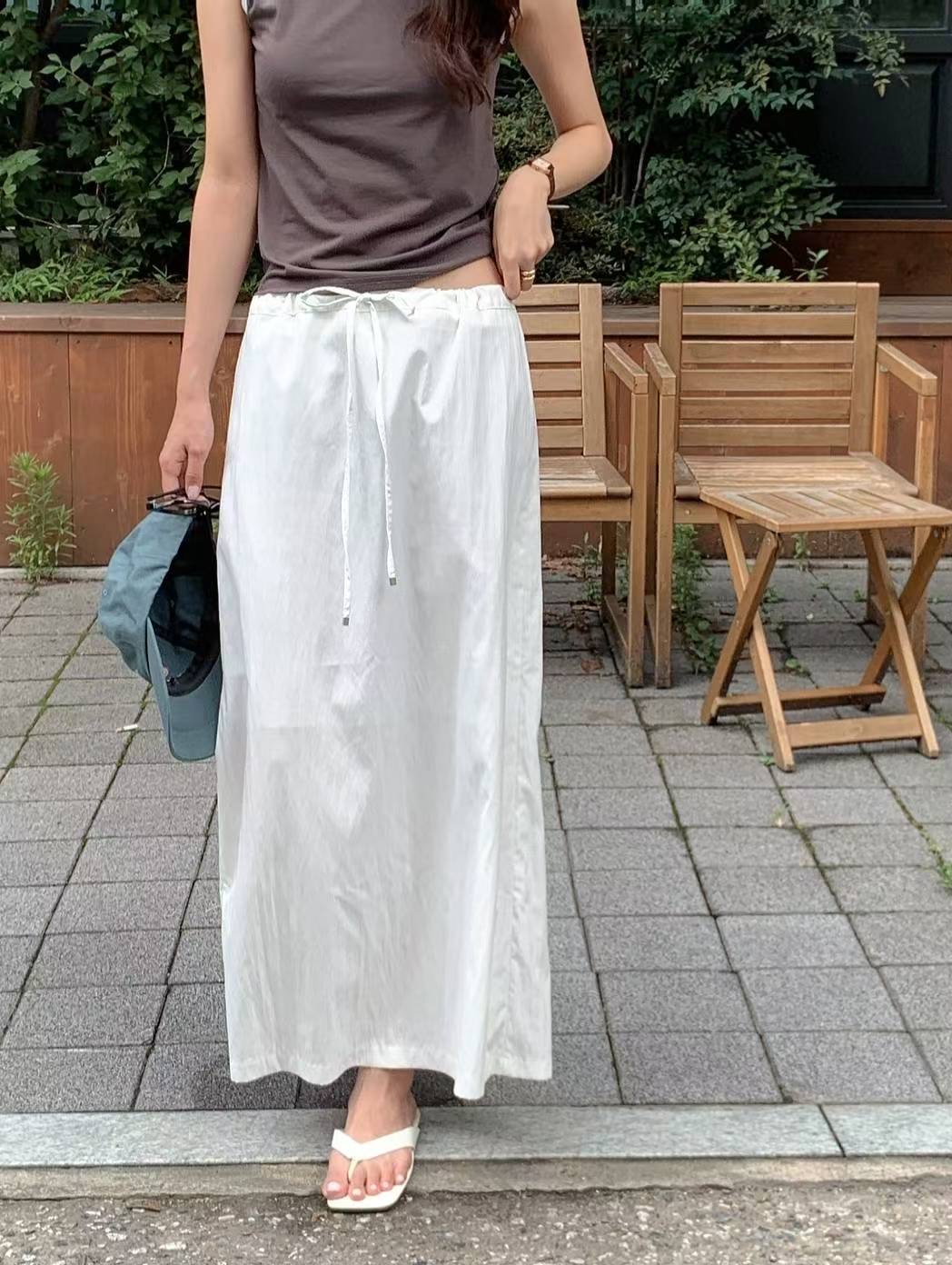 T.BLOSSOM韓國代購㊣女裝新款25春夏職業推薦真品熱賣長裙T.BLOSSOM長裙