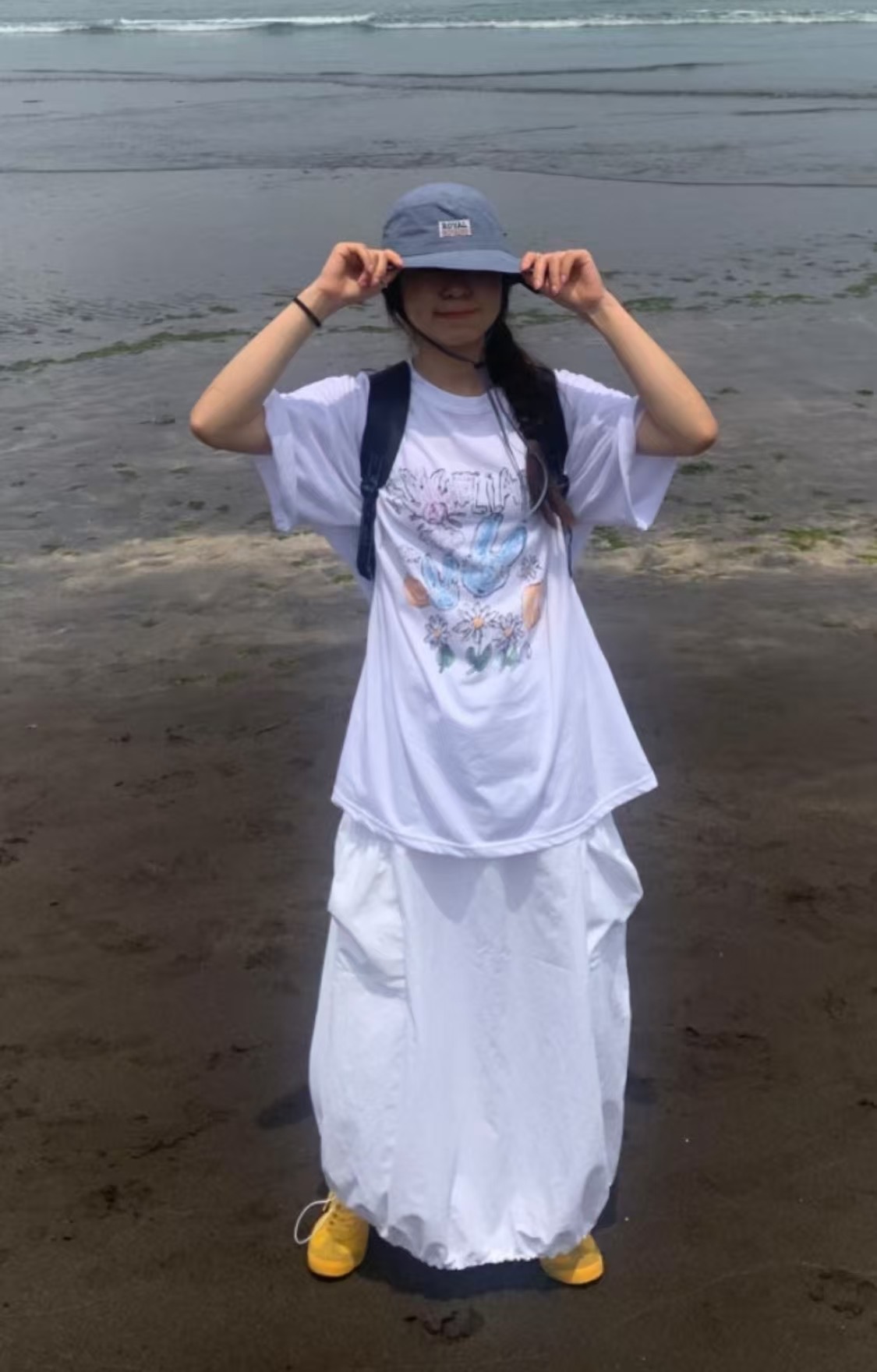 PODO韓國直郵㊣女士新款人氣職業熱賣真品推薦休閑25春夏長裙PODO長裙