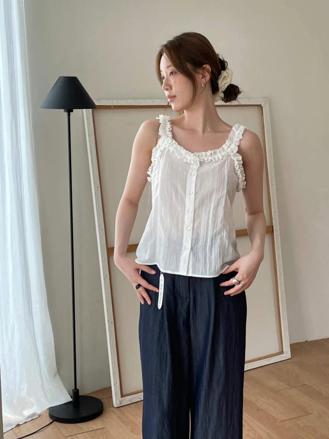 L.REWIND東大門㊣實拍女士新品休閑推薦真品25春夏吊帶背心L.REWIND吊帶/背心