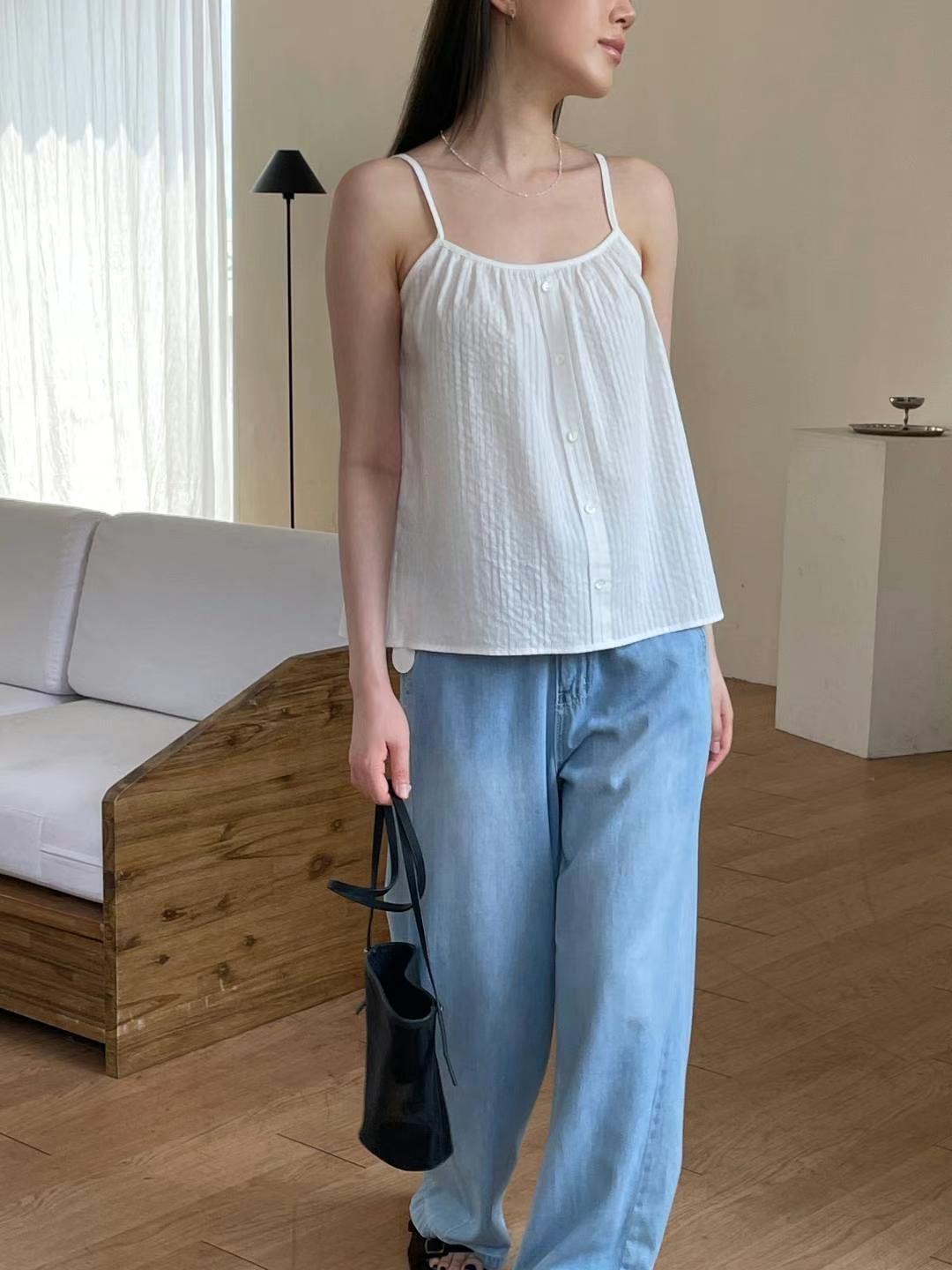 L.REWIND東大門㊣直郵女士新品熱賣推薦職業人氣25春夏吊帶背心L.REWIND吊帶/背心