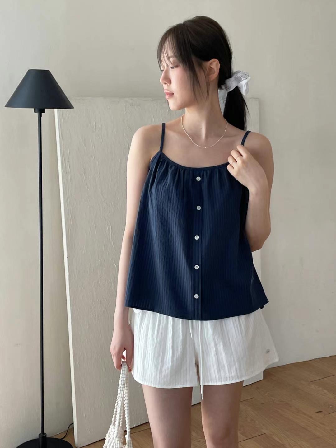 L.REWIND東大門㊣直郵女士新品熱賣推薦職業人氣25春夏吊帶背心L.REWIND吊帶/背心圖色2