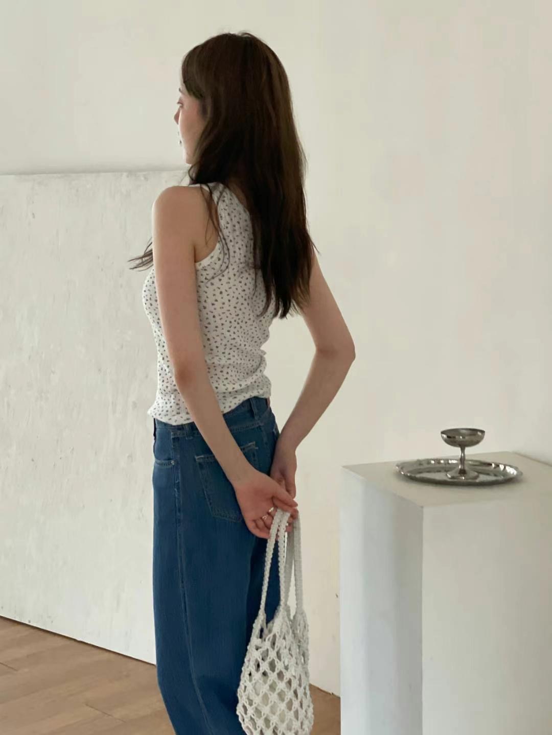 L.REWIND韓國直郵㊣女裝新款人氣推薦時尚25春夏職業吊帶背心L.REWIND吊帶/背心