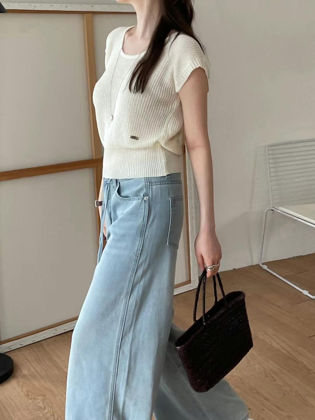 L.REWIND東大門㊣直郵女裝新款人氣休閑熱賣職業針織衫亞麻L.REWIND針織衫