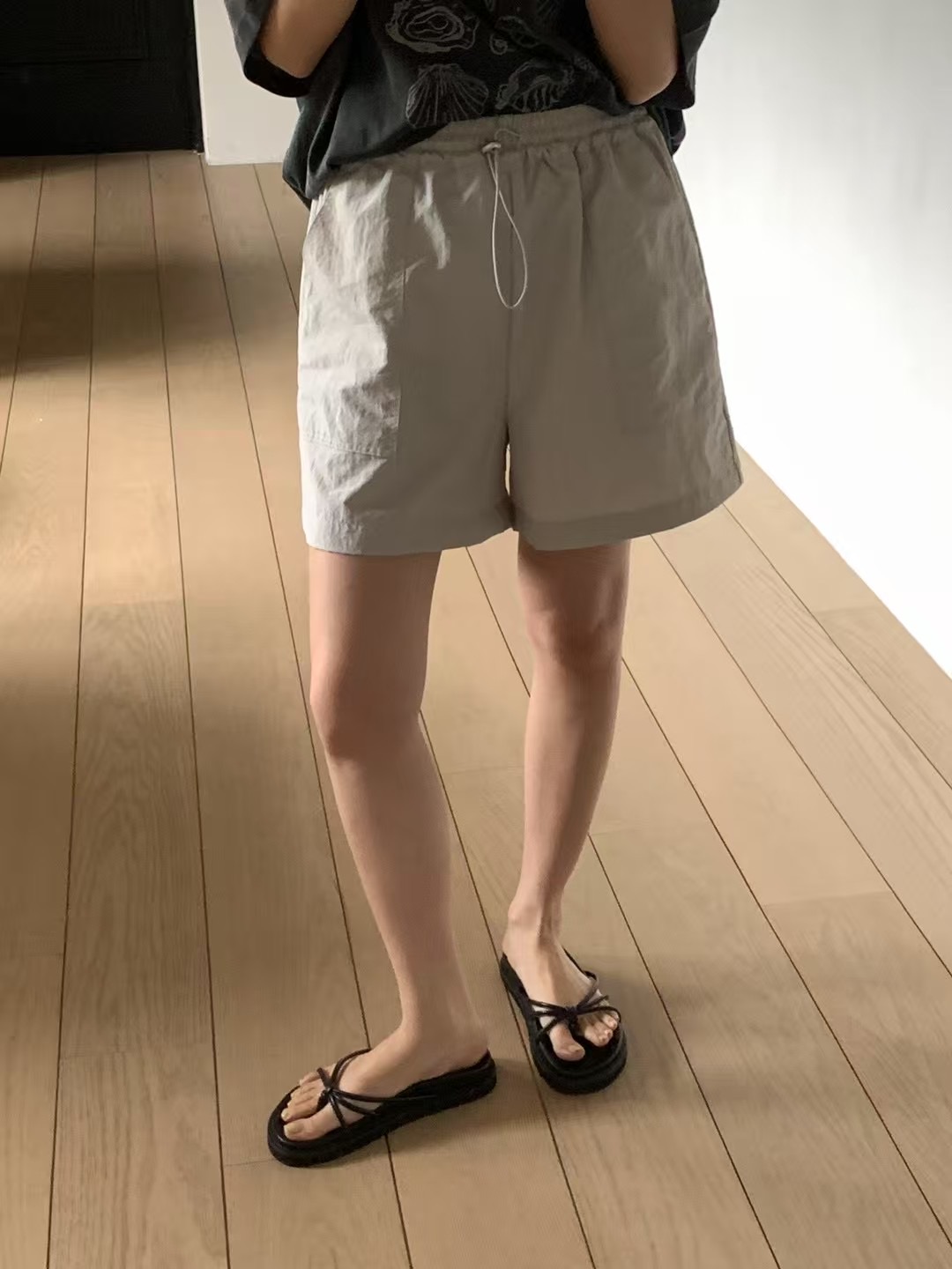 OBOE韓國代購㊣女士新款真品人氣職業休閑推薦熱賣時尚短褲OBOE短褲圖色2