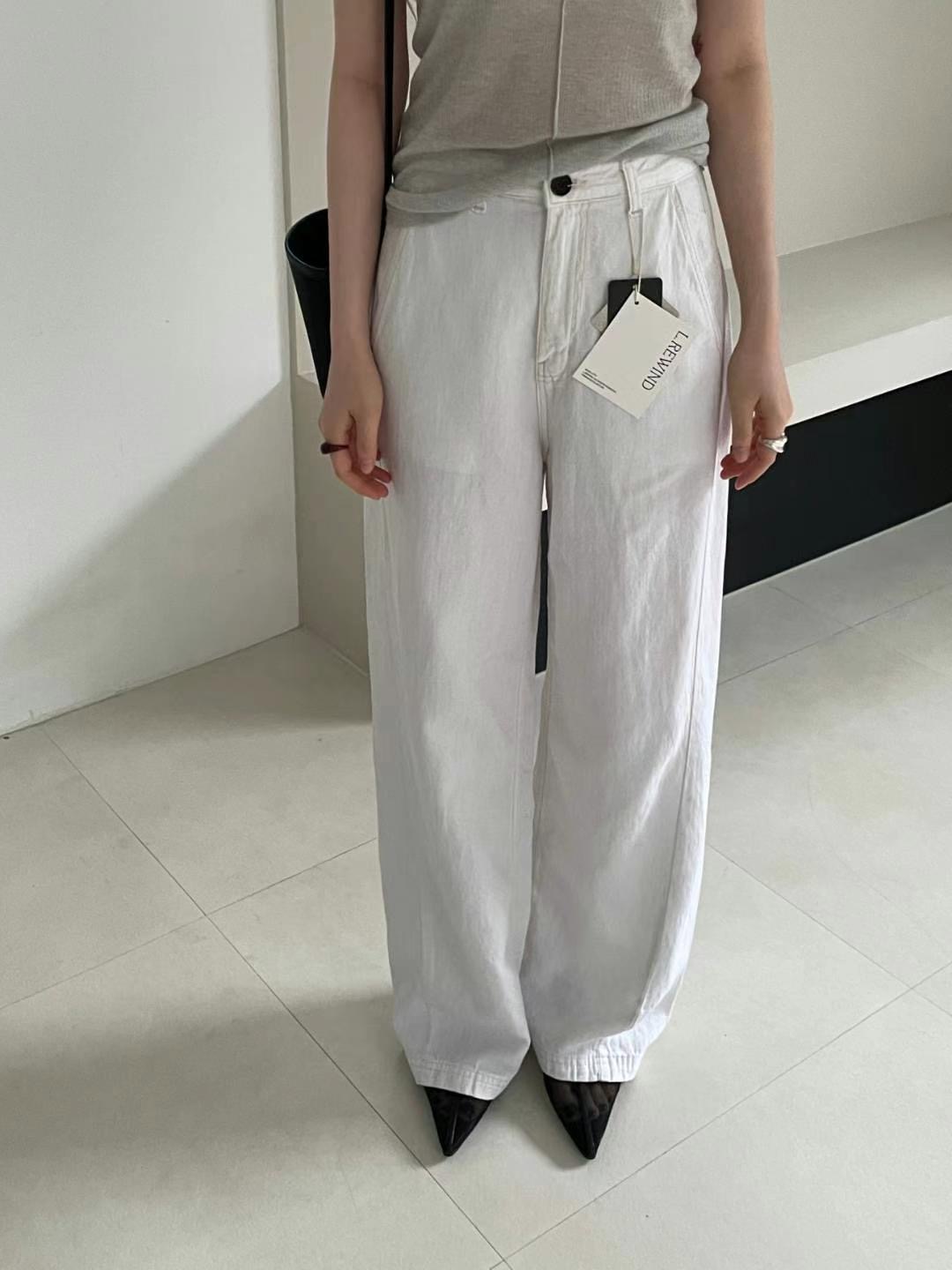 L.REWIND韓國代購㊣女裝新品25春夏熱賣人氣休閑牛仔褲寬松L.REWIND牛仔褲