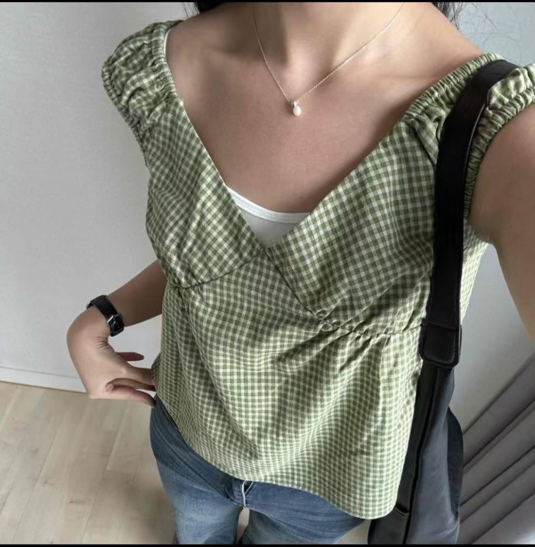 PODO韓國代購㊣女裝新品25春夏熱賣人氣推薦真品休閑吊帶背心PODO吊帶/背心