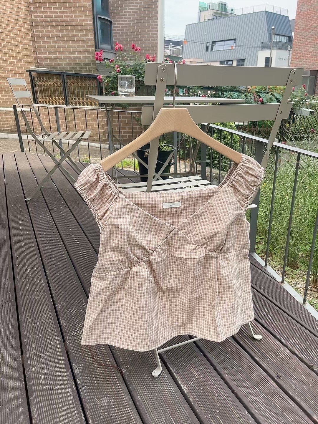 PODO韓國代購㊣女裝新品25春夏熱賣人氣推薦真品休閑吊帶背心PODO吊帶/背心