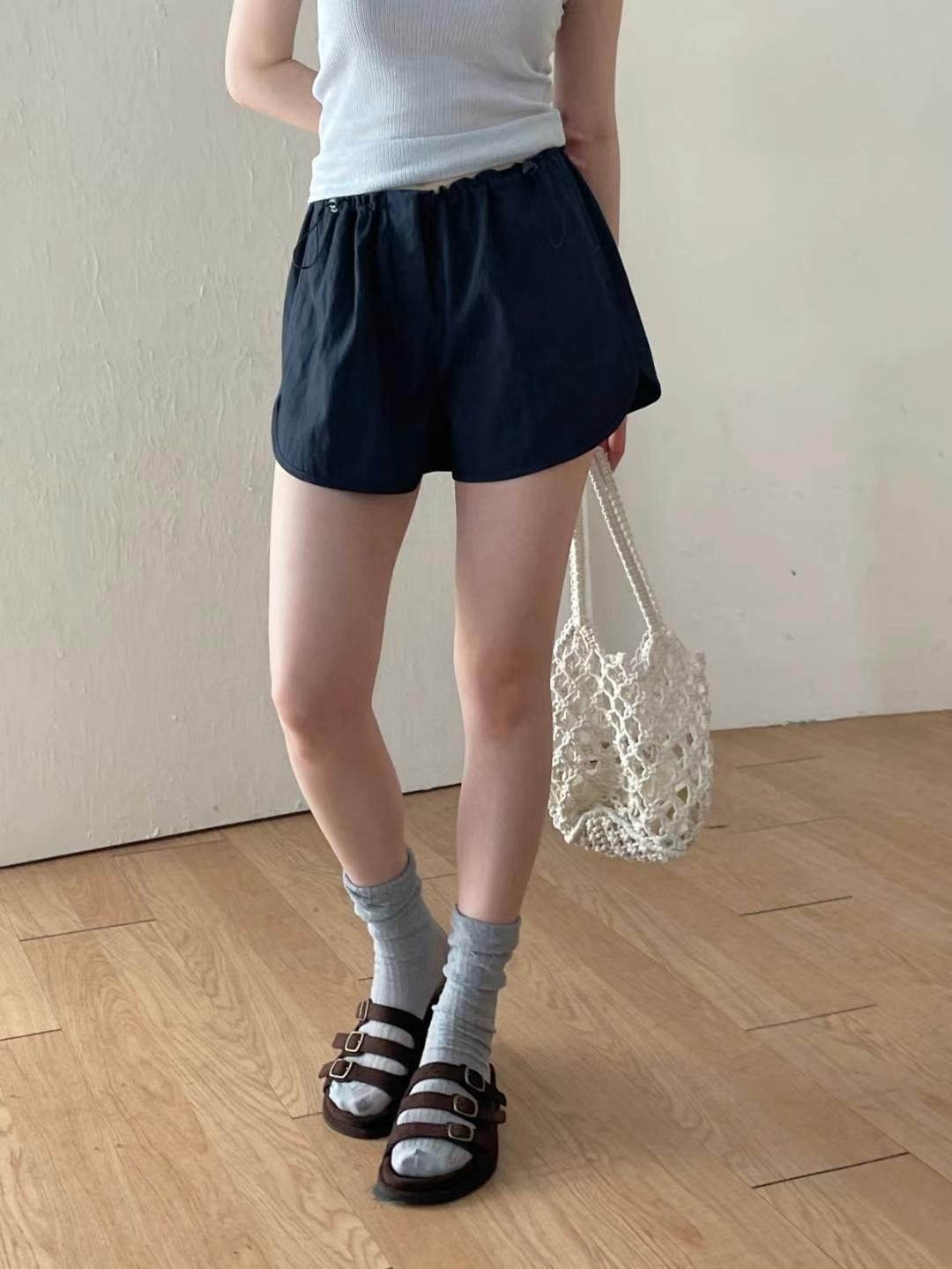L.REWIND東大門㊣代購女士新款時尚25春夏休閑人氣熱賣短褲L.REWIND短褲圖色2