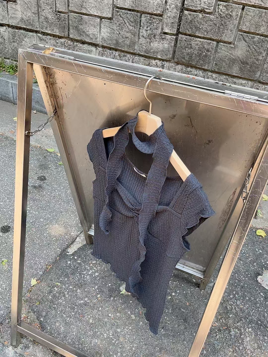 PODO韓國直郵㊣女裝新款真品25春夏時尚人氣休閑職業T恤含脖帶PODOT恤