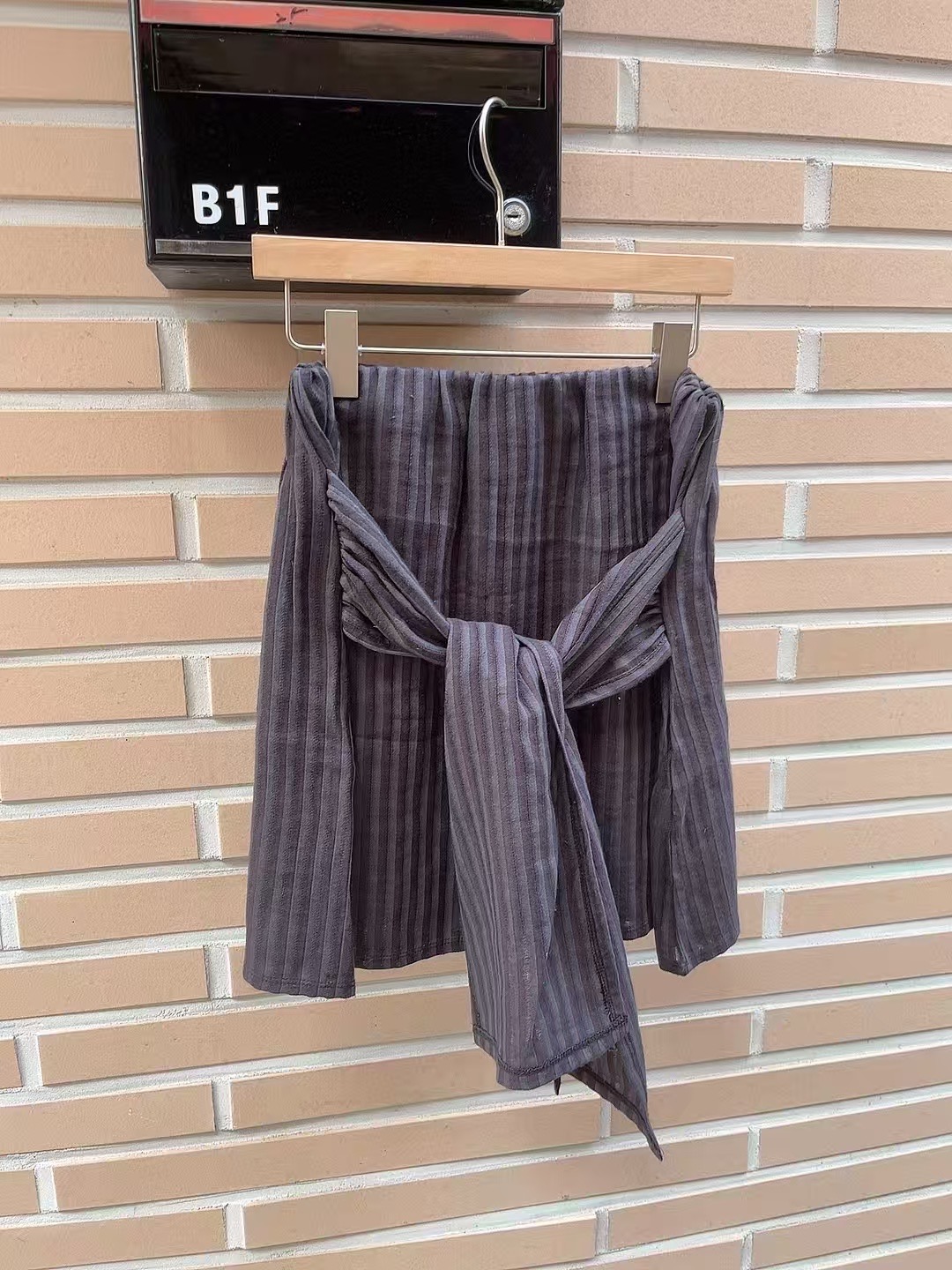 PODO韓國代購㊣女裝新款時尚休閑真品推薦熱賣25春夏職業短裙PODO短裙圖色2
